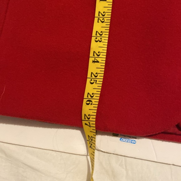 Vintage Collections Internationale wool cashmere blend red blazer EUC - Picture 6 of 8